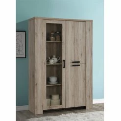 Vitrine 3 Portes Olivier -Ledepot Soldes Magasin vitrine 3 portes olivier 2