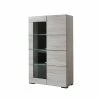 Vitrine éclairage LED Chêne Blanchi Elba -Ledepot Soldes Magasin vitrine eclairage led chene blanchi elba